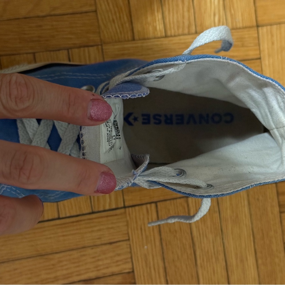 Converse Blue High-Tops - Picture 4 of 5